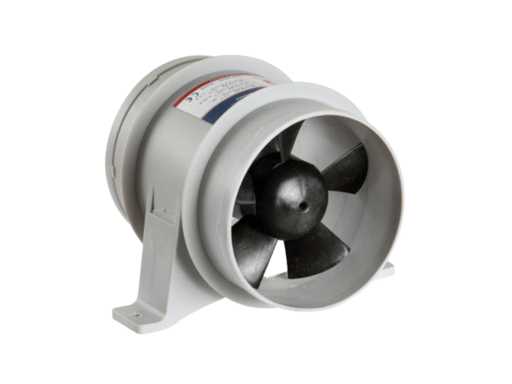 Ventola in linea Osculati per circolazione in sala macchine D79 mm - 3,8M3 12V - 1617201