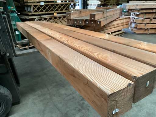 Douglas planed garden post 400x20x20 cm (4x)