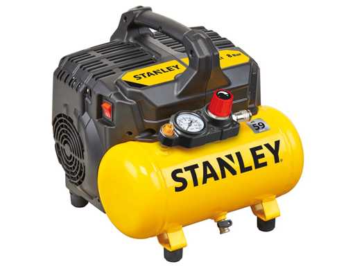 Stanley - Silent 6 liter DST100/8/6 - Air compressor
