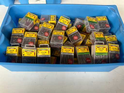 Rotadrill Diverse Schrauben Edelstahl & verzinkt (50x)