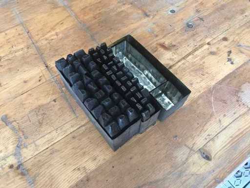 Schlagzahlen Schlagbuchstaben