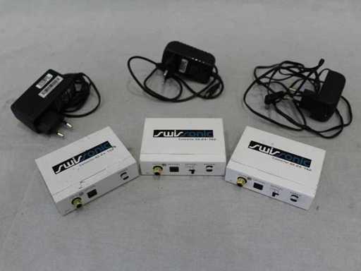 Set Wandler Audio digital <-> analog, Swissonic