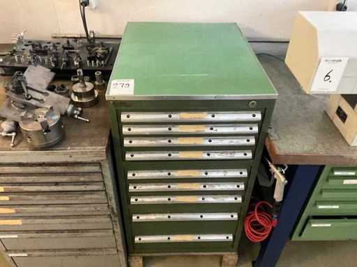 Boîte à outils avec le contenu