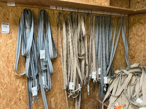 Partij ritsen en stoffen