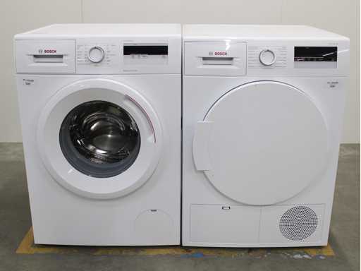 Bosch Serie|4 VarioPerfect EcoSilence Drive Wasmachine & Bosch Serie|4 Wasdroger