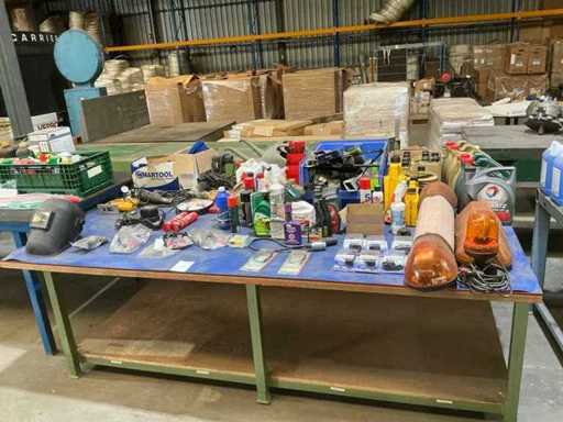 Inventaire de garage et produits d’entretien automobile