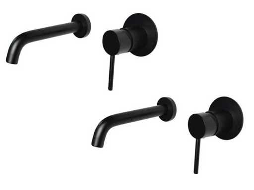 Robinets muraux intégrés Mawialux (disponibles en plusieurs couleurs)