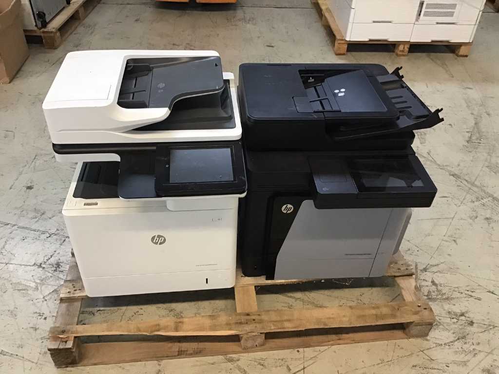 hp - 2018 - Imprimantes multifonctions gérées LaserJet E62655 et imprimantes multifonctions couleur LaserJet Enterprise M680 - Imprimantes tout-en-un (2x)