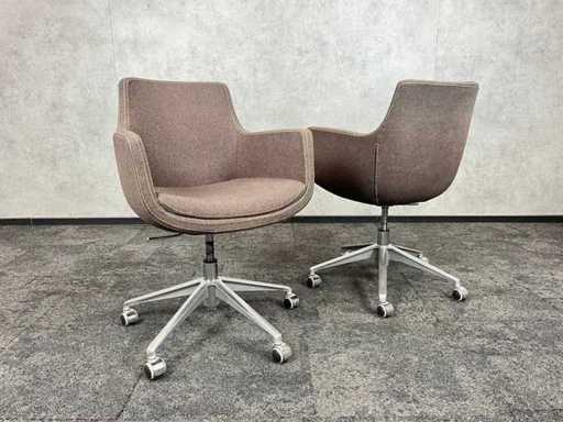2x Amerland – drehbarer, mobiler Sessel