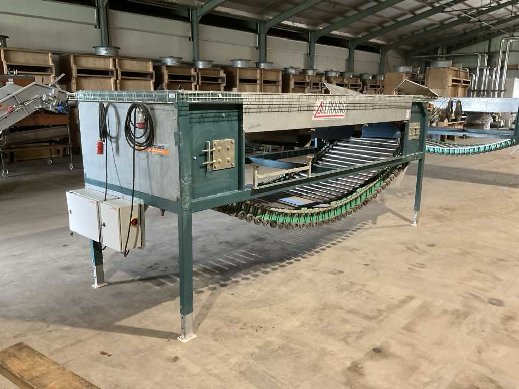 All-round Double Radial Roller Conveyor Sorter