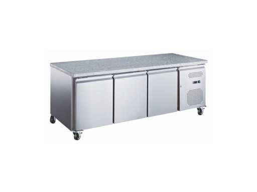 Refrigerated Pastry Tower 3 Doors in Granite - Refrigerated