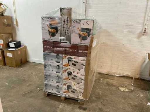 Palette de biens de consommation