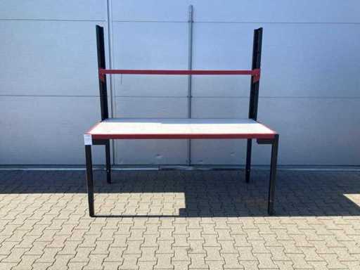 werkbank met handmatige hoogteverstelling