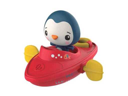 Fisher-Price Aufziehboot (Pinguin) Badespielzeug (8x)