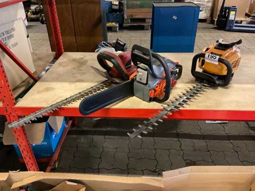 Série d’outils forestiers et de jardin