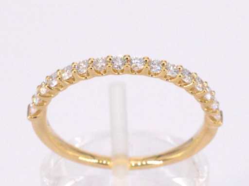 Anneaux en or Diamants taille brillante