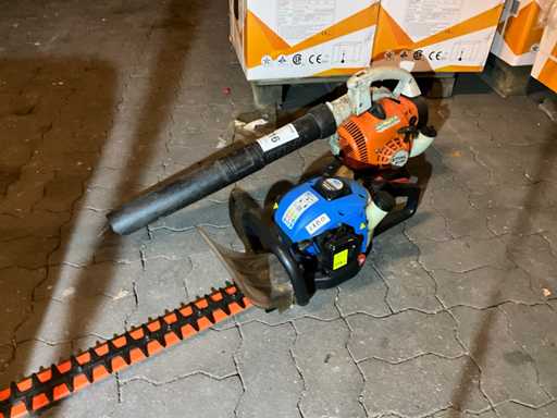 Blattbläser und Heckenschneider