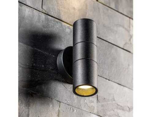 8 x Black Tubular ECO 2.0 outdoor luminaire