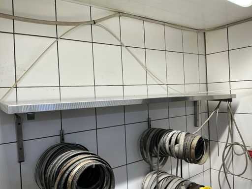 Couche murale en acier inoxydable (7x)