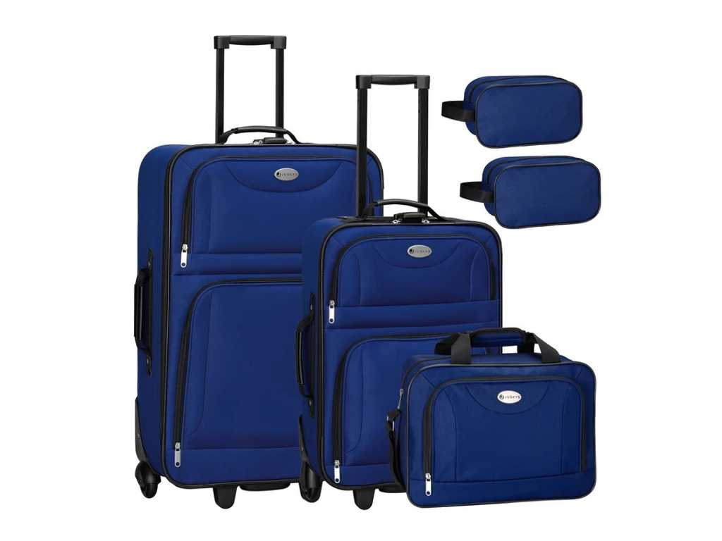 Travel trolley suitcase set 