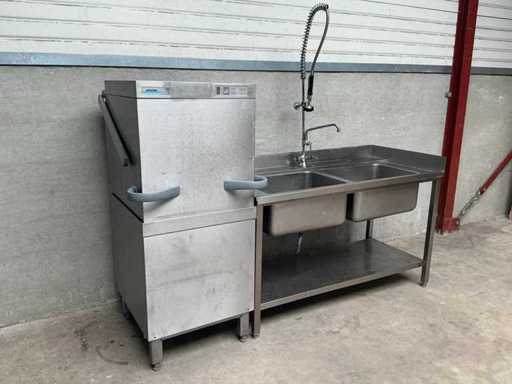 Winterhalter - GS 502 - Doorschuifvaatwasser met aanvoertafel