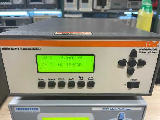 VERSTERKERONDERZOEK - PM2003 - Vermogensmeter