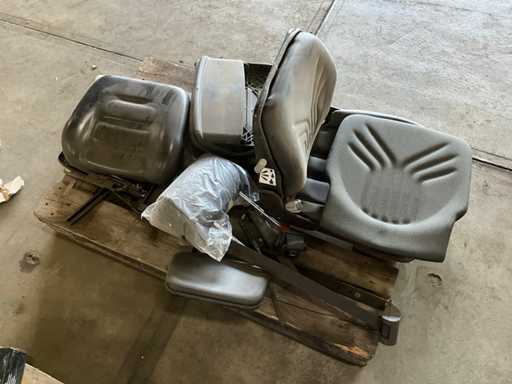 Construction machine seat parts