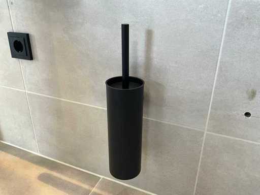 Wand-Toilettenbürste, Ersatzrollenhalter und Toilettenrollenhalter