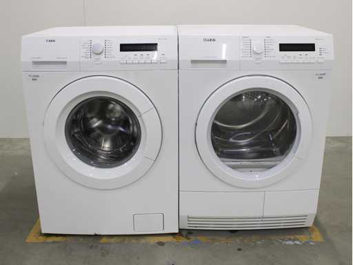 AEG Lavamat Exclusive Protex Wasmachine & AEG Lavatherm Protex Wasdroger
