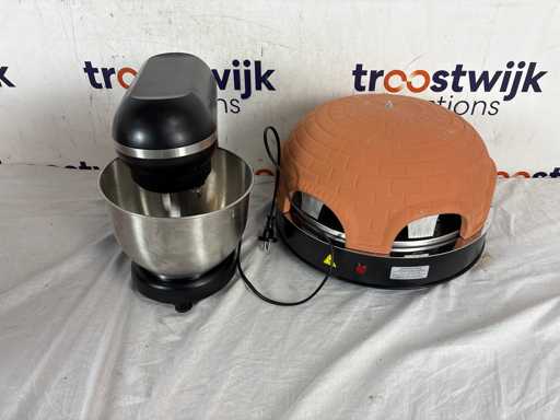 Bourgini Classic Kitchen Chef Food Processor | Emerio Pizzarette Original - 6 Person Pizza Oven 