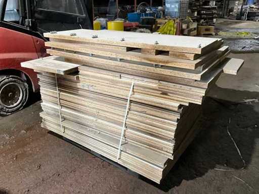 40 m2 Feuilles de bois 4 cm