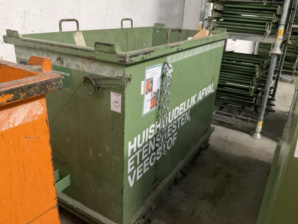 2008 Bauer SB 2000 Container pentru deșeuri cu supapă de descărcare
