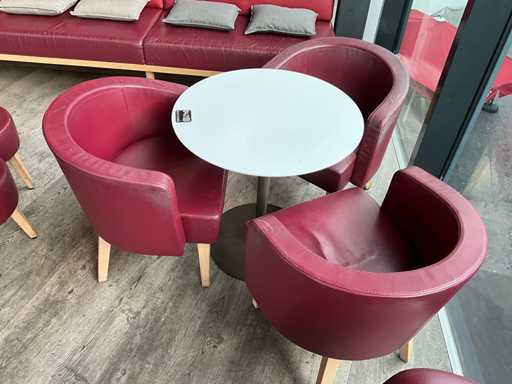 Căsuțe - Masă bistro cu 3 scaune