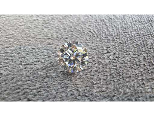 Moissanit – Brillant, ca. 1,00 Karat – (zertifiziert)