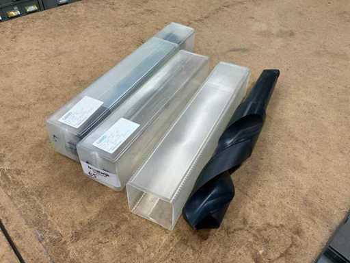 DIN 345 Type N HSS Twist Drill with Morse Taper 57.00 mm (2x)