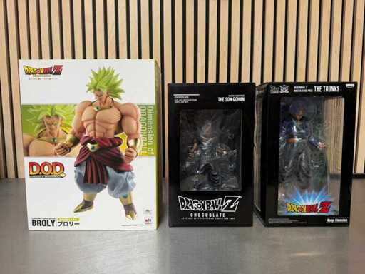 Figurines de la collection MegaHouse / Banpresto / Bandai Namco - Dragon Ball Z (3x)