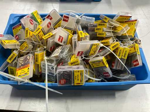 Rotadrill & Gamma Różne ze stali nierdzewnej, ocynkowanej i mosiądzowej (100x)