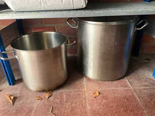 Diverse potten en pannen (55x)