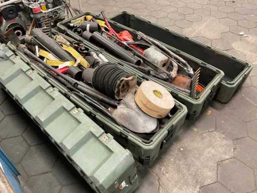 Verschiedene Wald- und Gartengeräte-Sets