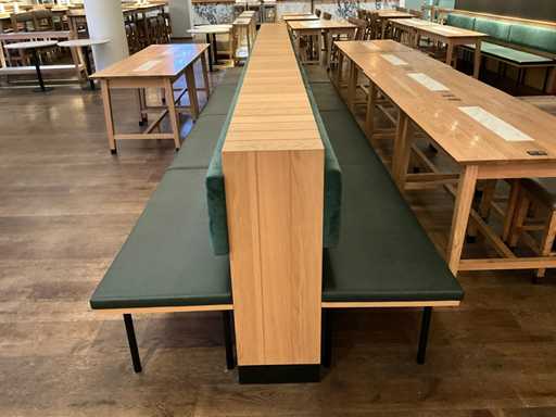 Hutten - Dubbele restaurantbank