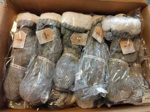 Apollo - 60 de perechi de șosete Home cu antialunecare