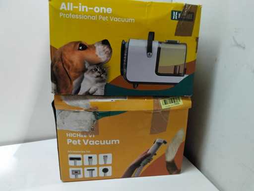 2x Set profesional de toaletare a câinilor ?i ma?in? de aspirat