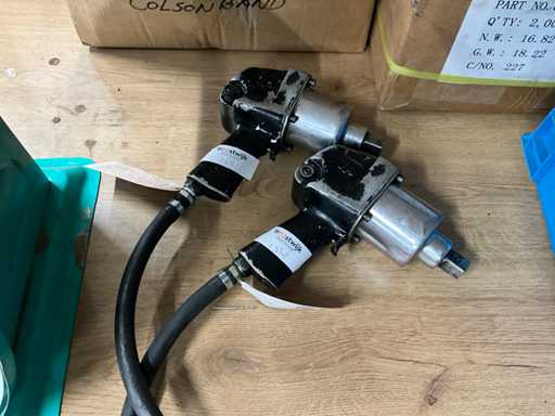 Pneumatische slagmoersleutel (2x)