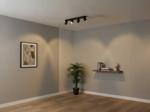 GU10 Opbouwspot Armatuur 4 kop draaibaar (8x)