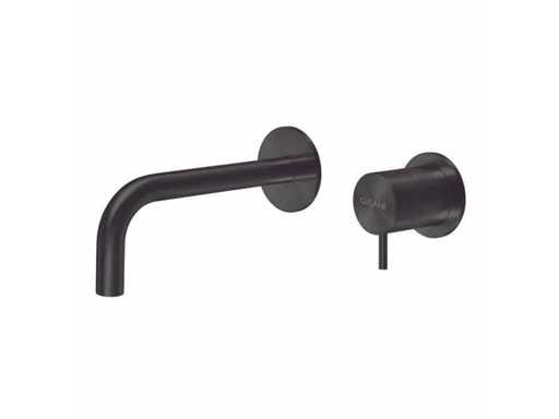 Qisani - Flow - Washbasin tap outlet construction part - Black 15 cm
