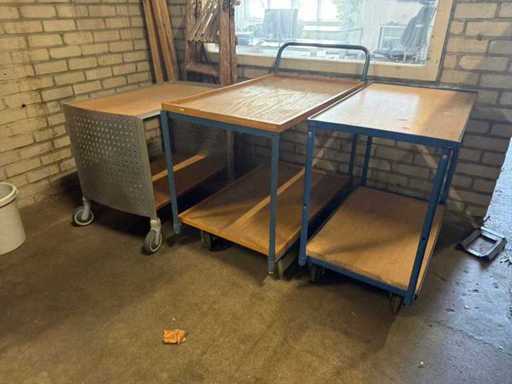 Warehouse trolley (3x)