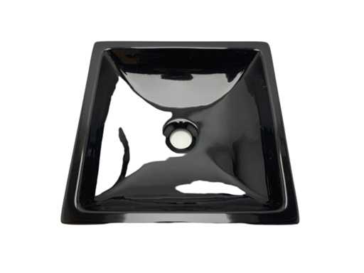 Bacino Italia A e T B-286118 Elegante Lavabo Piano Piano Quadrato