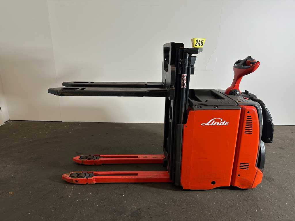 2017 Linde D14AP Free Lift Stacker Ant Stacker 2.113 Hours UVV