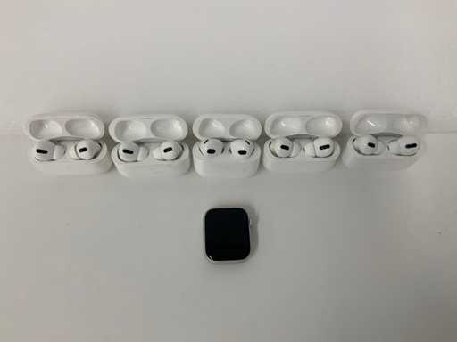 AirPods Pro 1 z etui ?aduj?cym + Airpods Pro 2 z etui ?aduj?cym + Apple Watch 8 45mm GPS FMI (6x)