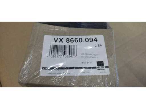 RITTAL - VX 8660.094 - Panou de bază cu bandă pentru 1000mm (Pachet de 2 piese)